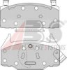 PONTI 12399992 Brake Pad Set, disc brake